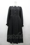 画像1: m petit by misako / AM*レースエリプリーツワンピース S 黒 I-26-04-22-049-LO-OP-SA-ZI (1)