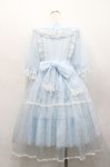 画像2: Angelic Pretty / Happy Humming Bunnyワンピースセット  サックス I-26-04-22-064-AP-OP-TE-ZI (2)