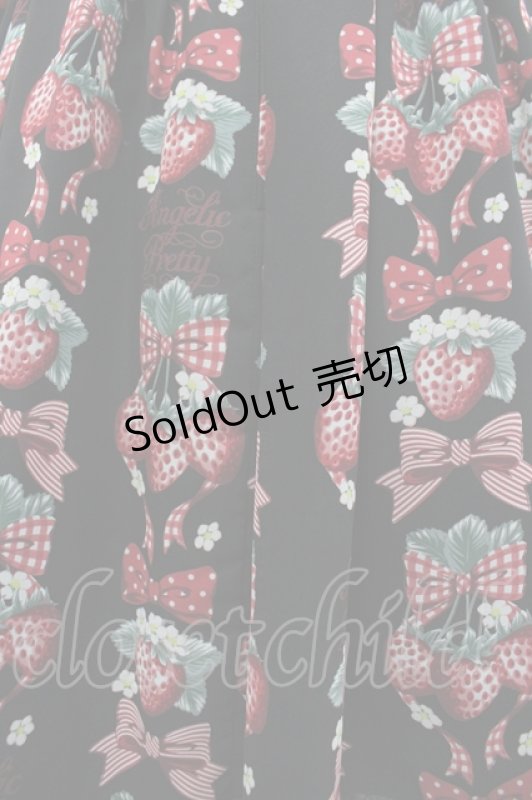 画像3: Angelic Pretty / Strawberry Dollワンピース  黒 I-26-04-22-066-AP-OP-TE-ZI (3)