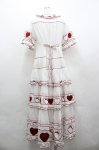 画像2: PINK HOUSE / 関西限定ハートパッチワークワンピース  白Ｘ赤 I-26-04-22-072-LO-OP-SA-ZI (2)