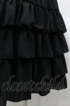 画像3: ATELIER PIERROT / Four-Tiered Ruffle Chiffon Skirt スカート  黒 I-26-04-22-077-EL-SK-SA-ZI (3)