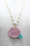 画像1: Angelic Pretty / Roseネックレス  ピンク I-26-04-22-096-AP-AC-SA-ZI (1)
