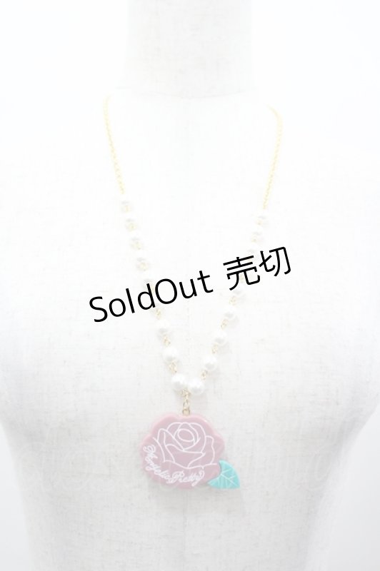 画像2: Angelic Pretty / Roseネックレス  ピンク I-26-04-22-096-AP-AC-SA-ZI (2)