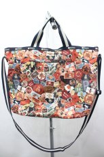 画像1: PINK HOUSE / LeSportsac×PINK HOUSE DELUXE EASY CARRY TOTE PH Wappen Party  ネイビー I-26-04-22-110-LO-BG-SA-ZT006 (1)