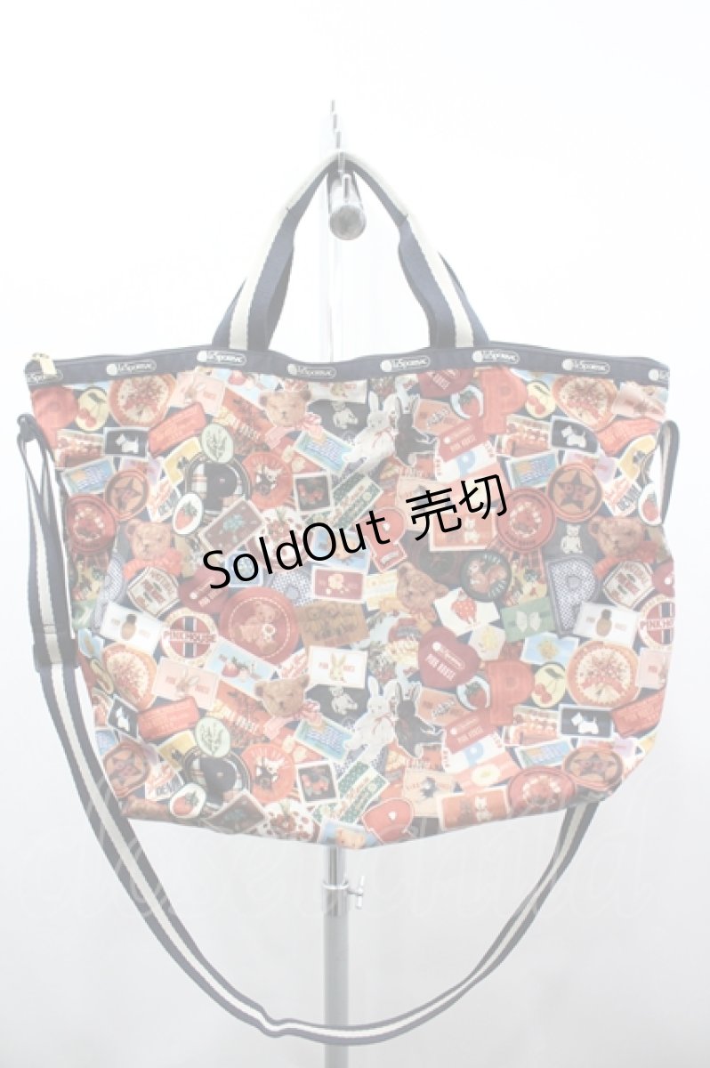 画像2: PINK HOUSE / LeSportsac×PINK HOUSE DELUXE EASY CARRY TOTE PH Wappen Party  ネイビー I-26-04-22-110-LO-BG-SA-ZT006 (2)
