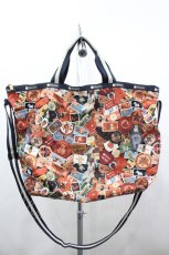 画像2: PINK HOUSE / LeSportsac×PINK HOUSE DELUXE EASY CARRY TOTE PH Wappen Party  ネイビー I-26-04-22-110-LO-BG-SA-ZT006 (2)