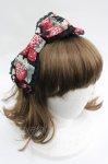 画像1: Angelic Pretty / Strawberry Dollカチューシャ  黒 I-26-04-22-124-AP-AC-TE-ZI (1)