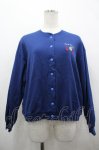 画像1: PINK HOUSE / フルーツモチーフ刺繍カーディガン  ブルー I-26-04-22-021-LO-TO-SA-ZI (1)