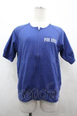 画像1: PINK HOUSE / ハニーレモンテディバックプリントジップアップブルゾン  ブルー I-26-04-22-022-LO-TO-SA-ZI (1)