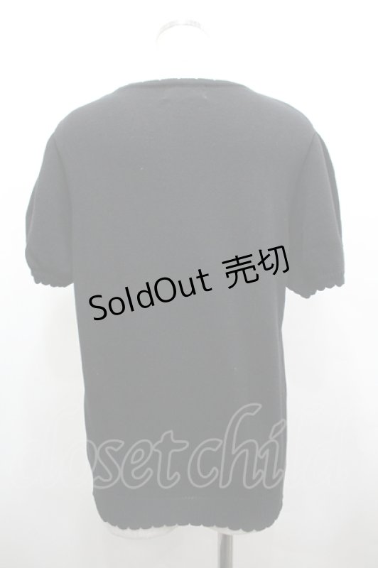 画像2: PINK HOUSE / ロゴリボンニット  ブラック I-26-04-22-023-LO-TO-SA-ZI (2)