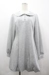 画像1: DearMyLove / 丸襟ポロカットバルーンミニワンピース LL グレー I-26-04-24-036-EL-OP-SA-ZI (1)