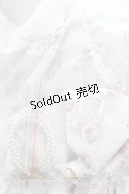 画像5: LIZ LISA / ローズリボンシフォンセットアップ  白Ｘピンク I-26-04-24-043-LO-OP-SA-ZI (5)