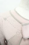 画像4: Honey Cinnamon / モノグラムライン配色ニットトップス  ピンク I-26-04-24-004-LO-TO-SA-ZI (4)