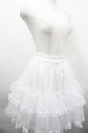 画像3: metamorphose / オーガンジーフリルパニエ  白 I-26-04-24-045-ME-SK-SA-ZI (3)