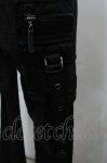 画像5: Qutie Frash / サイドポケットデニムパンツ  黒 I-26-04-24-058-QU-PA-SA-ZI (5)