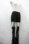 画像3: Qutie Frash / 蜘蛛の巣レースレッグパンツ  黒 I-26-04-24-061-QU-PA-SA-ZI (3)