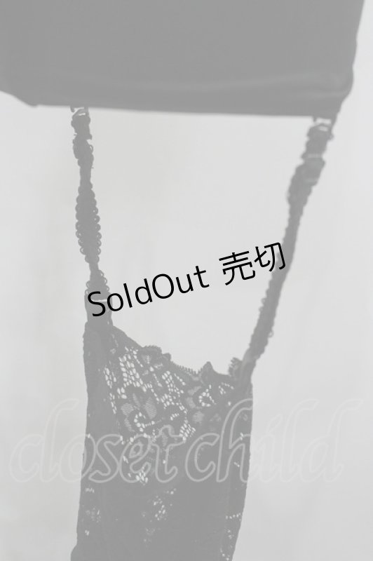 画像4: Qutie Frash / 蜘蛛の巣レースレッグパンツ  黒 I-26-04-24-061-QU-PA-SA-ZI (4)