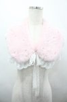 画像1: Alice Mashiro / 眞白ありす/ファー付け襟  ピンク I-26-04-24-064-PU-ZA-TE-ZI (1)