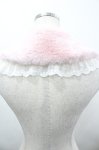 画像2: Alice Mashiro / 眞白ありす/ファー付け襟  ピンク I-26-04-24-064-PU-ZA-TE-ZI (2)
