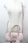 画像1: m petit by misako / AM*TTロールボストンバッグ  ピンク I-26-04-24-076-LO-BG-TE-ZI (1)