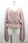 画像1: Swankiss / JF valentine knit カーディガン F ピンク I-26-04-24-009-CA-TO-TE-ZI (1)