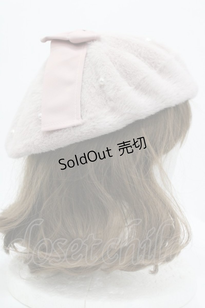 画像3: Lovely Tency / 眞白ありすコラボ ファーベレー帽  ピンク I-26-04-24-081-GO-AC-TE-ZT710 (3)