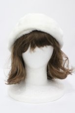 画像1: Lovely Tency / 眞白ありすコラボ ファーベレー帽  オフ I-26-04-24-082-GO-AC-TE-ZTK053 (1)