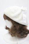 画像2: Lovely Tency / 眞白ありすコラボ ファーベレー帽  オフ I-26-04-24-082-GO-AC-TE-ZI (2)