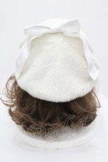 画像4: Lovely Tency / 眞白ありすコラボ ファーベレー帽  オフ I-26-04-24-082-GO-AC-TE-ZTK053 (4)