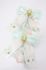 画像1: LOLITAその他(お買取対象外) / カメオリボンクリップ  ミント I-26-04-24-084-LO-AC-SA-ZT168-F007 (1)