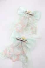 画像2: LOLITAその他(お買取対象外) / カメオリボンクリップ  ミント I-26-04-24-084-LO-AC-SA-ZT168-F007 (2)