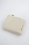 画像2: m petit by misako / 青木美沙子×NINA’S三つ折り財布  白 I-26-04-24-090-LO-ZA-SA-ZI (2)