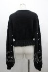 画像2: Swankiss / JF valentine knit カーディガン F 黒 I-26-04-24-010-CA-TO-TE-ZI (2)