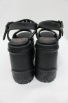 画像3: Demonia /ACK VEGAN LEATHER PLATFORM SANDALS  黒 I-26-04-24-123-PU-SH-TE-ZI (3)