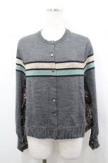 画像1: Jane Marple / ステンドグラスカーディガン  グレー I-26-04-26-004-JM-TO-SA-ZI (1)