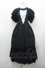 画像1: SERAPHIM / ひなぎくのブーケドレス  黒 I-26-04-26-033-LO-OP-SA-ZI (1)