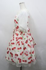 画像2: Angelic Pretty / ドレンチェリー切替ワンピース  シロ I-26-04-26-034-AP-OP-SA-ZI (2)