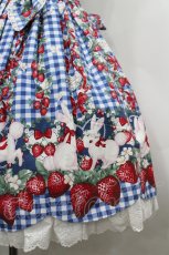 画像6: Angelic Pretty / Ribbon Berry Bunnyジャンパースカート  青 I-26-04-26-036-AP-OP-SA-ZI (6)