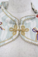 画像3: metamorphose / 春告げ鳥の恋うらら着物袖ボレロ  グリーン系 I-26-04-26-038-ME-TS-SA-ZI (3)