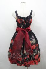 画像3: Royal Princess Alice / 彼岸花ジャンパースカート  黒 I-26-04-26-039-LO-OP-SA-ZI (3)