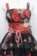 画像5: Royal Princess Alice / 彼岸花ジャンパースカート  黒 I-26-04-26-039-LO-OP-SA-ZI (5)