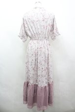 画像2: axes femme / マリンプリントリラックスワンピース  ピンク I-26-04-26-043-AX-OP-SA-ZI (2)