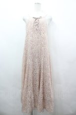 画像1: axes femme / レースキャミワンピース  サックス I-26-04-26-044-AX-OP-SA-ZI (1)