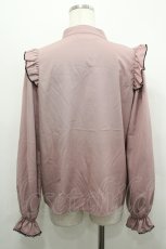 画像2: NOEMIE / ボウタイブラウス  ピンク I-26-04-26-001-LO-BL-SA-ZI (2)