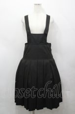 画像1: Candy Stripper / サスプリーツスカート 2 黒 I-26-04-26-055-PU-SK-SA-ZI (1)