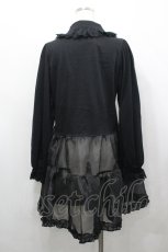 画像3: Candy Stripper / LACE COLLAR POLO ONE-PIECE  黒 I-26-04-26-056-PU-OP-SA-ZI (3)