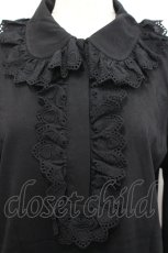 画像4: Candy Stripper / LACE COLLAR POLO ONE-PIECE  黒 I-26-04-26-056-PU-OP-SA-ZI (4)