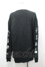 画像2: Candy Stripper / OLD SCHOOL TATTOOS L/S TEE 2 黒Ｘ白 I-26-04-26-058-PU-TO-SA-ZI (2)