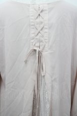 画像4: axes femme / 袖レースシフォンプルオーバー  ピンク I-26-04-26-007-AX-TO-SA-ZI (4)