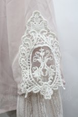 画像5: axes femme / 袖レースシフォンプルオーバー  ピンク I-26-04-26-007-AX-TO-SA-ZI (5)